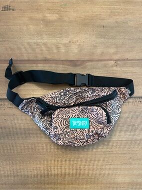 Neff Toy Story Beige and Black Graphic Fanny Pack